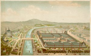 Site of the Exposition Universelle, Paris by French School